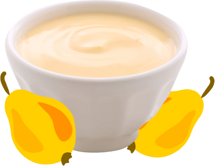 γιαουρτι αχλαδι